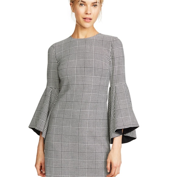 Alice & Olivia Thym Trumpet Sleeve Dress - Picture 2 of 8